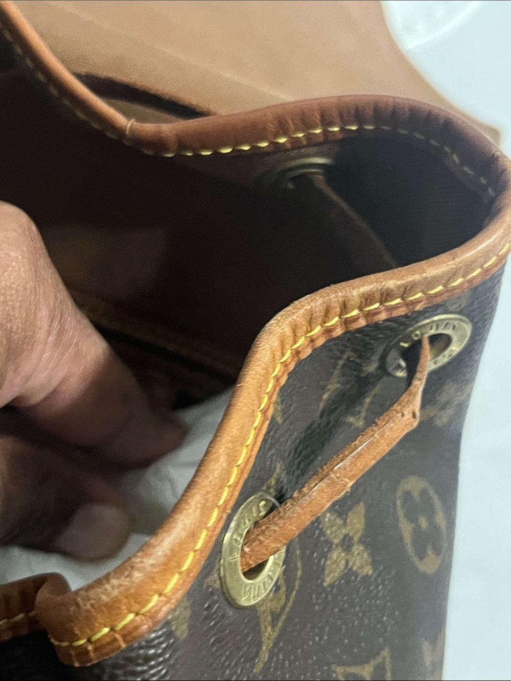 Louis Vuitton Monogram Montsouris MM Women's Backpack Brown - Picture 11 of 15